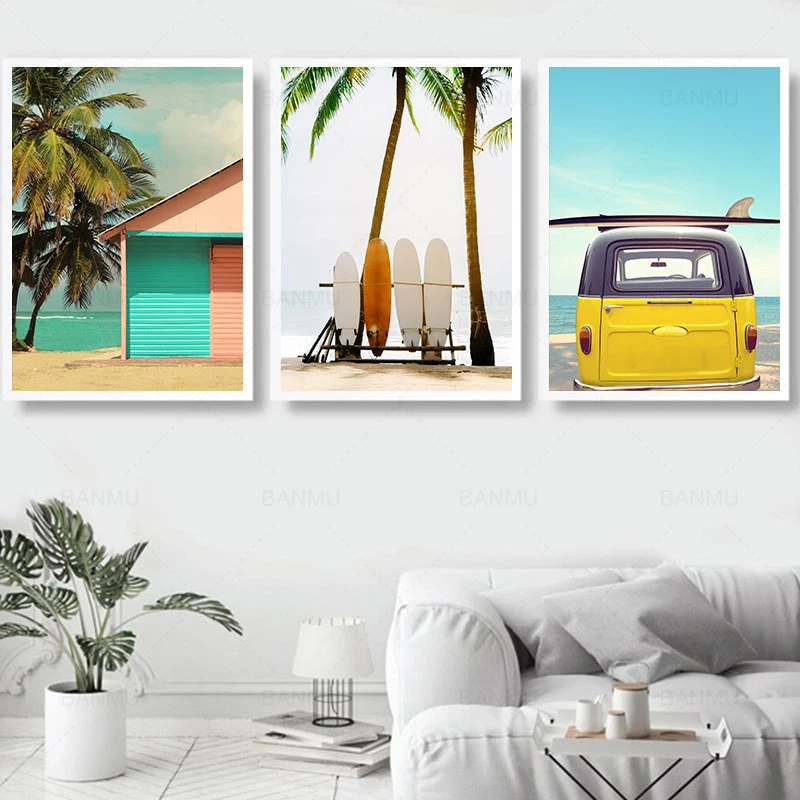 Waliicorners Nordic Living Room Canvas Painting Modern Landscape Print Painting Wall Art Poster Modular Picture Bedroom Decoration no Frame 51 HTB1K4yPVMHqK1RjSZJnq6zNLpXa0