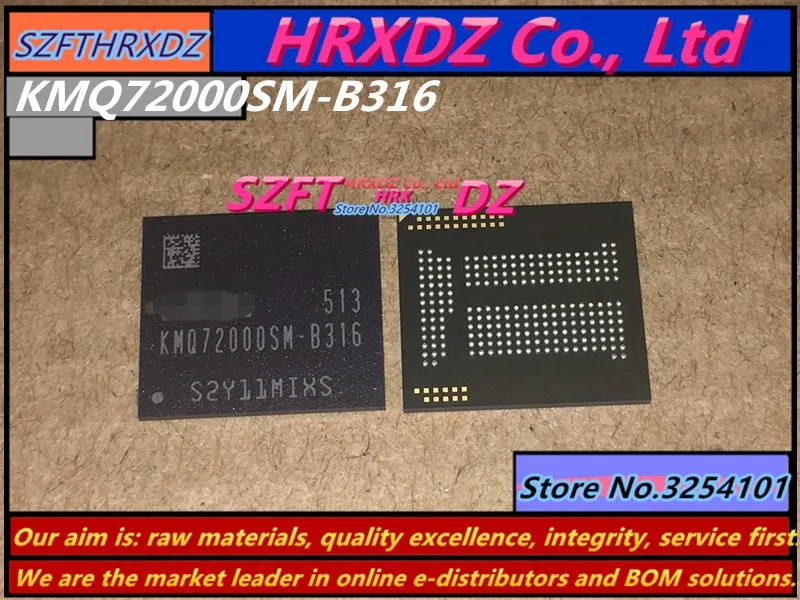 SZFTHRXDZ 100% Новый оригинальный 1 шт. 2 5 KMQ72000SM-B316 BGA KMQ72000SM | Обустройство дома