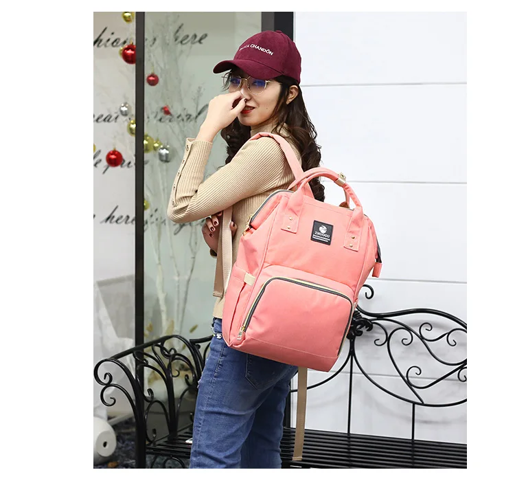 Fashion Mummy Diaper Bag Backpack Multifunction Maternity Nappy Bag Large Capacity Waterproof Travel Mom Organizer For Baby Care (20)