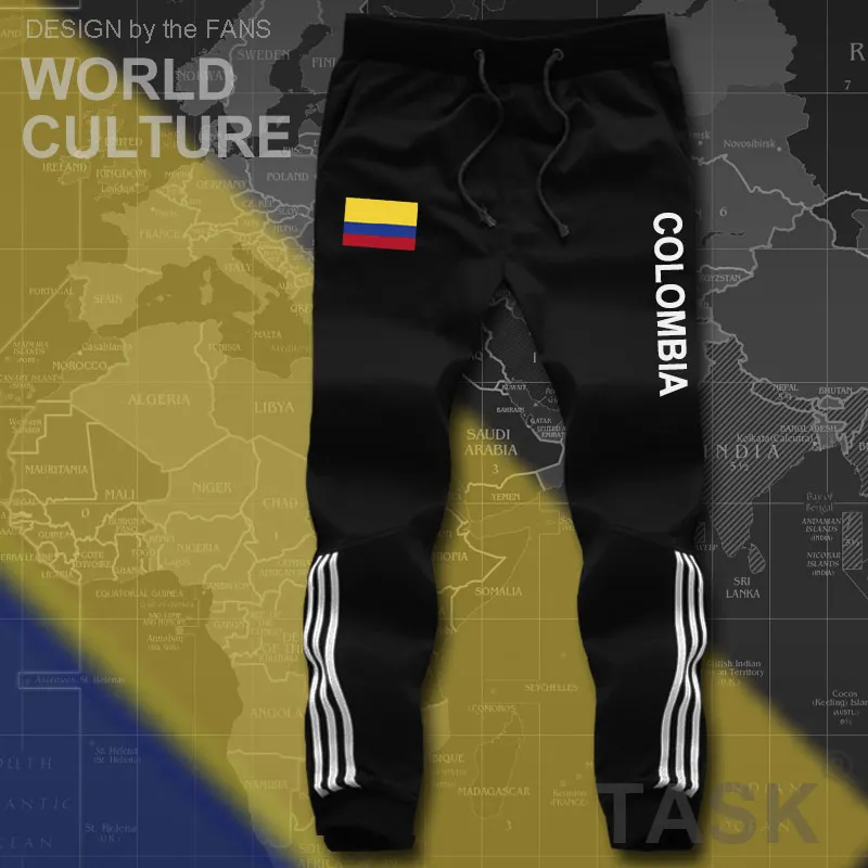 Мужские пляжные шорты Colombia новые мужские спортивные с флагом карманами на молнии