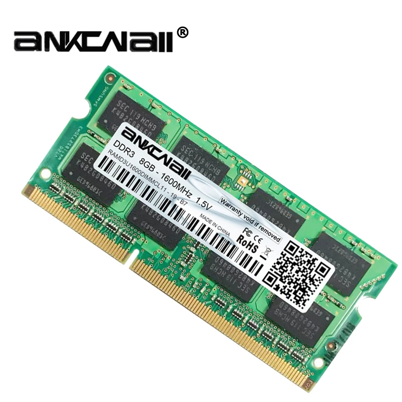 DDR3 ram 8 Гб(2 шт x 8 ГБ) 1333 МГц 1600 МГц PC3-10600/12800 для Intel ноутбука Память DIMM 1,5 V 204Pin