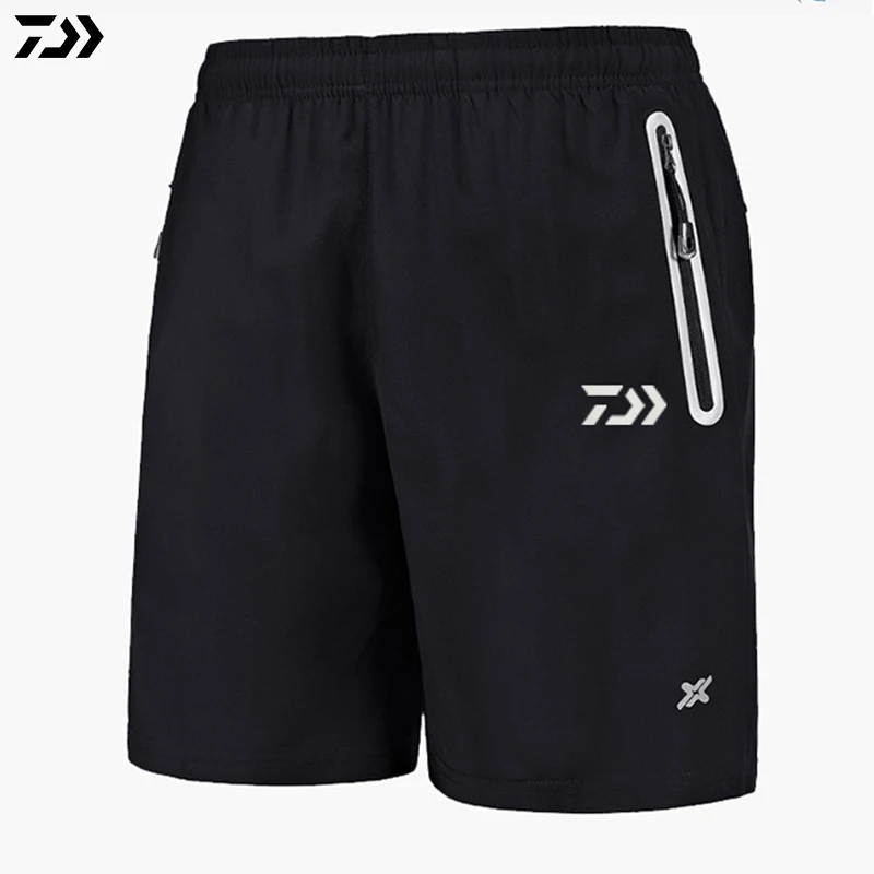 Летняя одежда для улицы Daiwa, шорты, штаны для спорта на открытом воздухе, для рыбалки, Мужские дышащие быстросохнущие негабаритные шорты для рыбалки