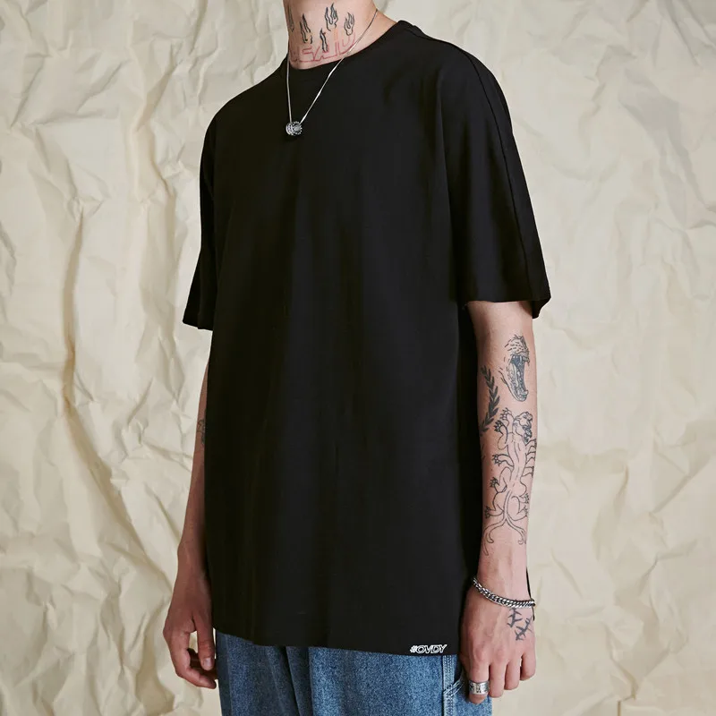 

Women Men T-shirt kanye west Hip Hop High Street Harajuku Oversized Funny happy Solid Casual O-neck cotton Short Tshirt