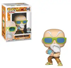 Funko POP Dragon Ball Goku God виниловая Коллекция Модель игрушки 2019 фигурка Супер Saiyan Мастер Роши игрушка подарок на день рождения