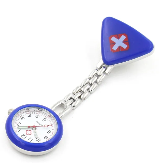 Protable Nurse Watches With Clip Red Cross Brooch Pendant Pocket Hanging Doctor Protable Nurse Watches With Clip Red Cross Brooch Pendant Pocket Hanging Doctor