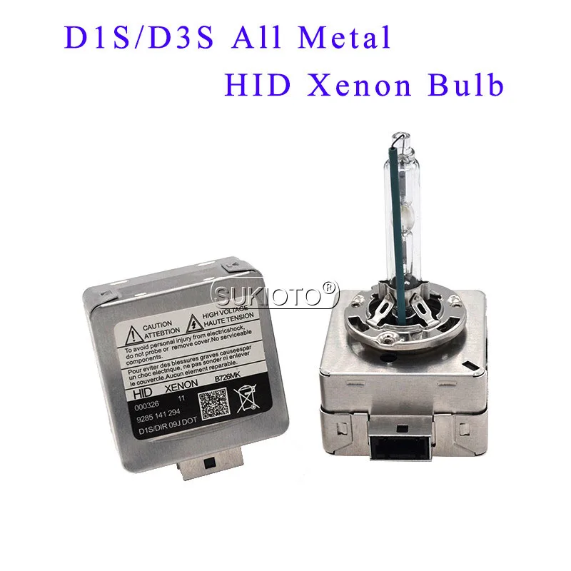 SUKIOTO 55 Вт Ксеон D1S HID ксеноновая лампа 12V 35W D3S Автомобильные фары лампы 4300K 5000K 6000K 8000K D1S D3S авто ксенон лампочка
