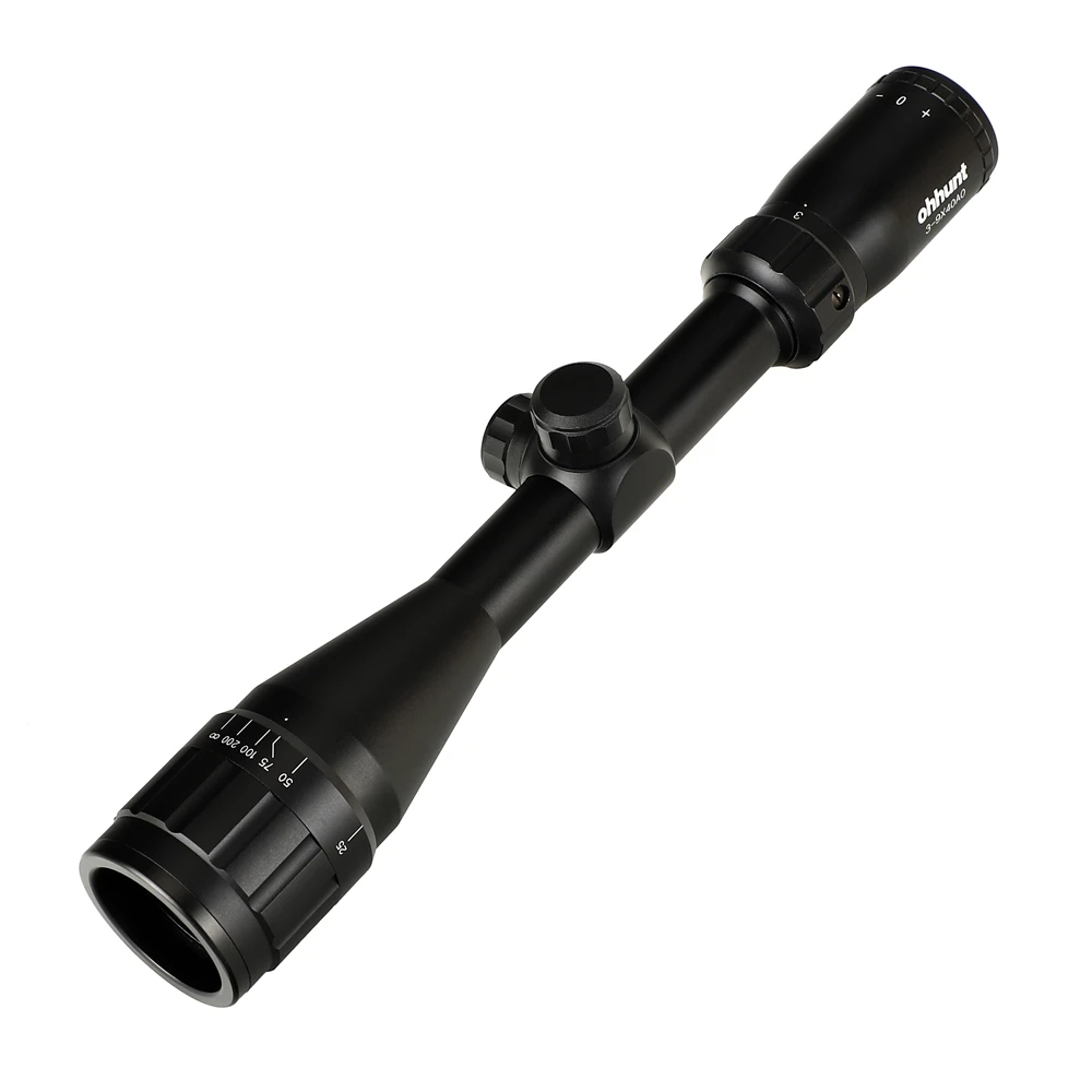 ohhunt 3-9X40 AO Hunting Riflescopes 1 inch Tube Mil Dot Reticle Optical Sight Rifle Scope (4)