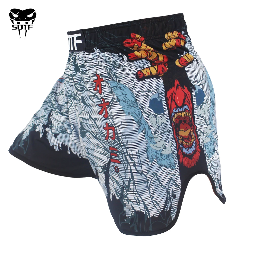 Mma Boxing Breathable Sports Fitness Personality Shorts Tiger Muay Thai