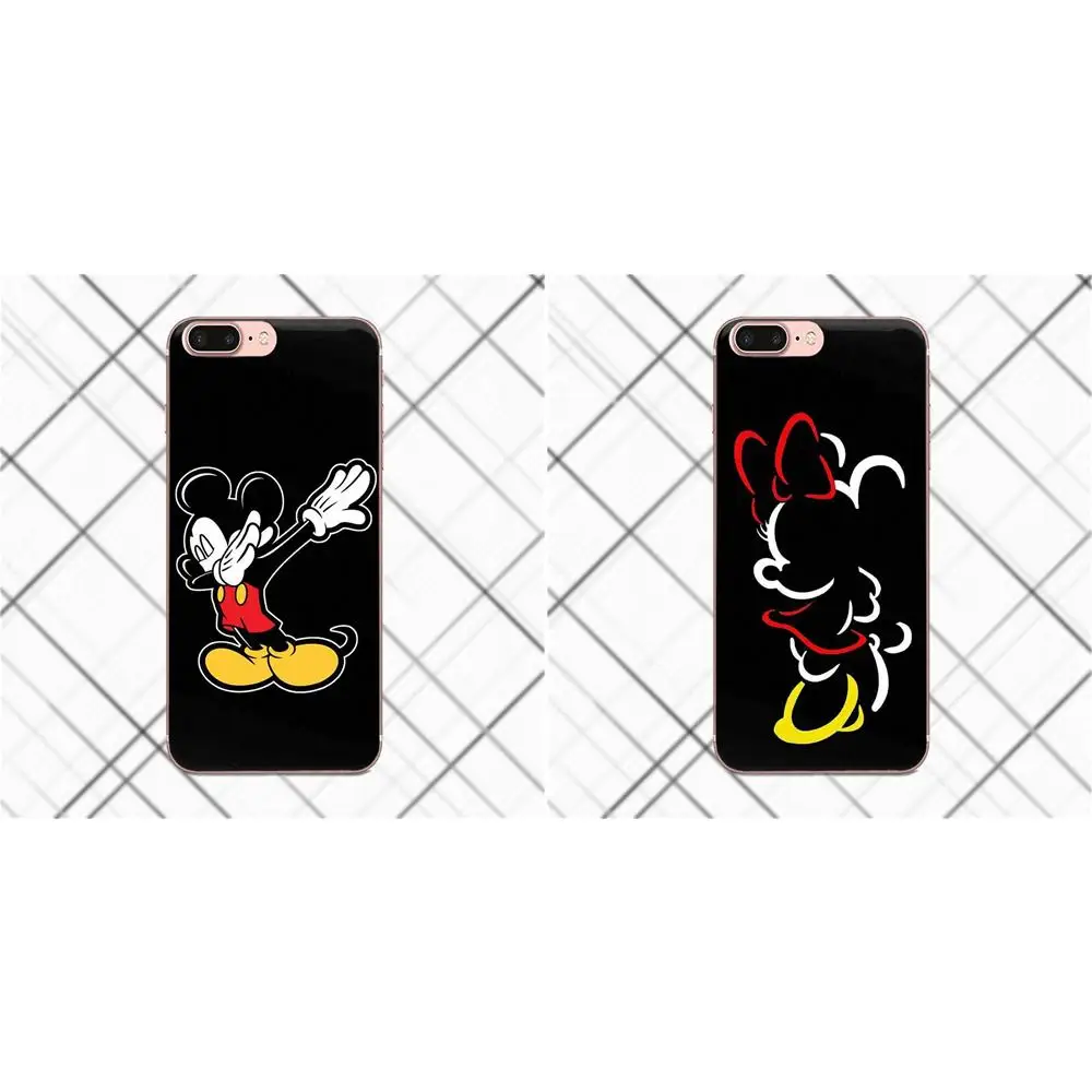 

Cute Lovers Cartoon Mickey Minnie Mouse For Xiaomi Redmi Mi Note 7 8 9 SE Pro Lite Go Play