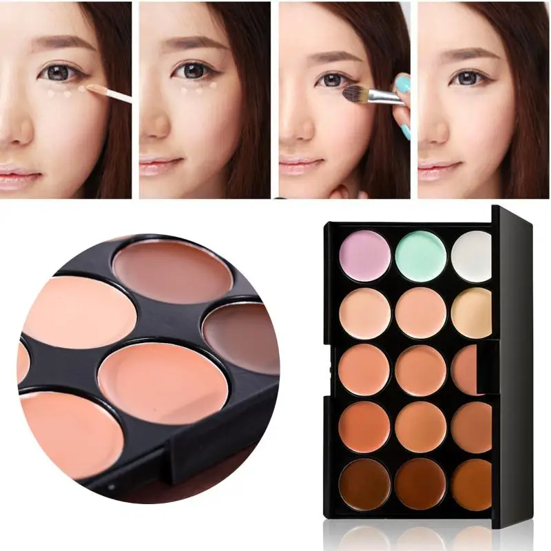 New 15 Colors Professional Makeup Concealer Cream Cosmetic Palette