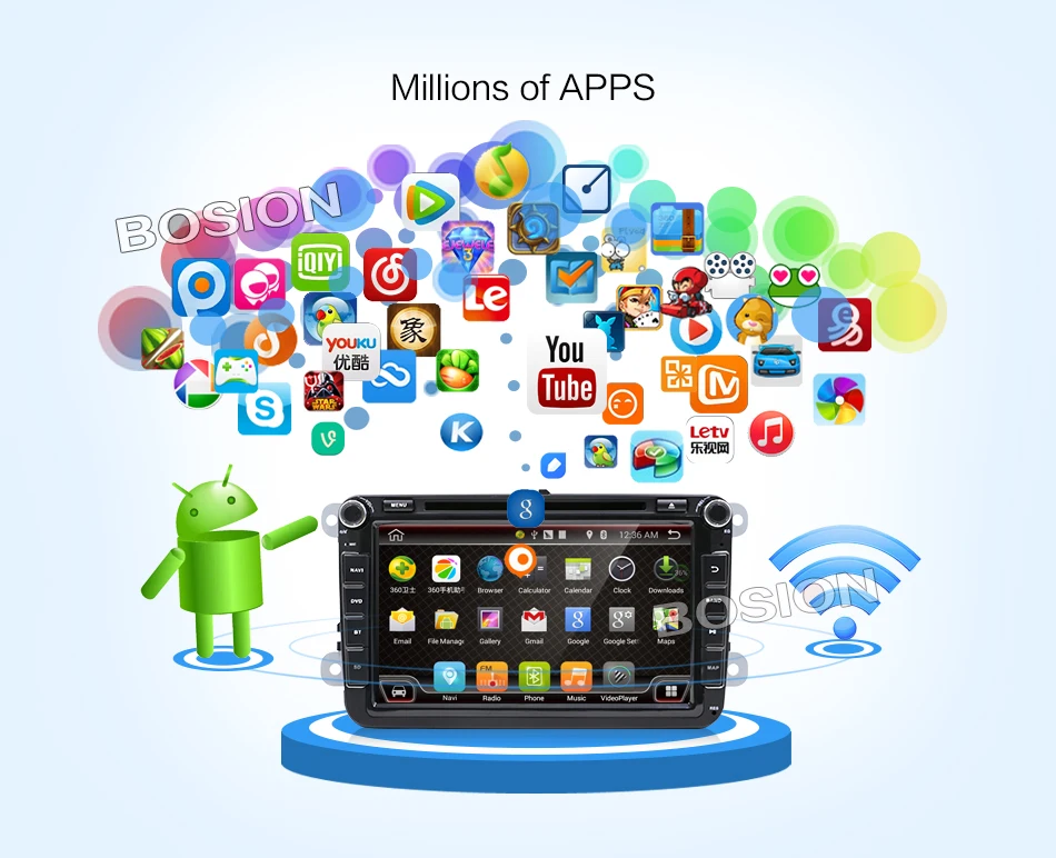 Best Android 7.1 New 8 Inch 2 DIN 800*480 Car DVD GPS For VW Passat B6 / B7 / Passat CC with WiFi Canbus and free 8G Card and Map 8 Best Android 7.1 New 8 Inch 2 DIN 800*480 Car DVD GPS For VW Passat B6 / B7 / Passat CC with WiFi Canbus and free 8G Card and Map 8