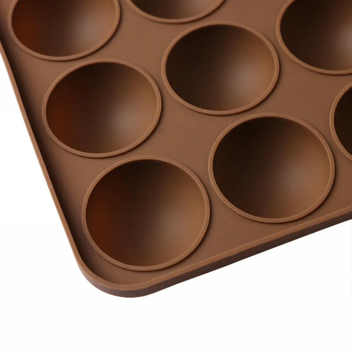 JX-LCLYL Silicone 20-Half Ball Chocolate Mould Fondant Cake Candy Decor Baking Tools