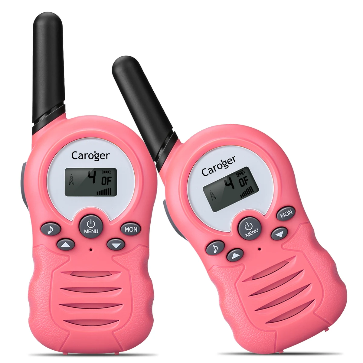 Caroger CR388A рации 22 канала FRS 462 467MHZ двухстороннее радио до 3300 метров 2 км Диапазон ручные переговорные 2 шт - Цвет: Pink