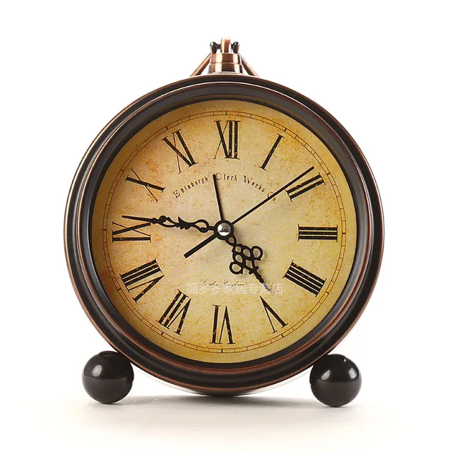 Vintage Retro Fashioned Decorative Quiet Non ticking Sweep Second Hand