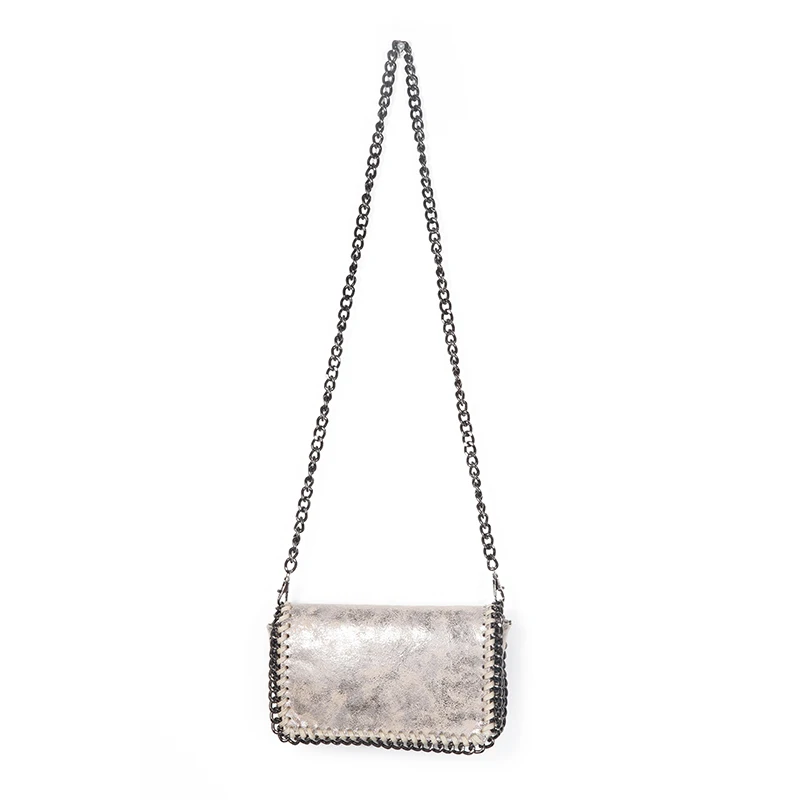 

New Korean Fashion Pvc Leather Stella Chain Handbag Women Simple Small Shoulder Bags 11 Colors Instock Ladies Messenger Bags