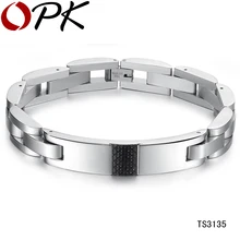 OPK ювелирные изделия браслет цепь углеродного волокна баланс браслеты для мужчин 316L taniless сталь Новое поступление 3135