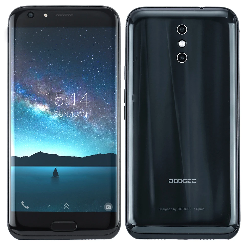 DOOGEE BL5000, 5,5 дюймов, изогнутый экран, смартфон MTK6750T, четыре ядра, 4 ГБ, 64 ГБ, 5050 мАч, двойная настоящая камера, 13 МП, Android 7,0, мобильный телефон