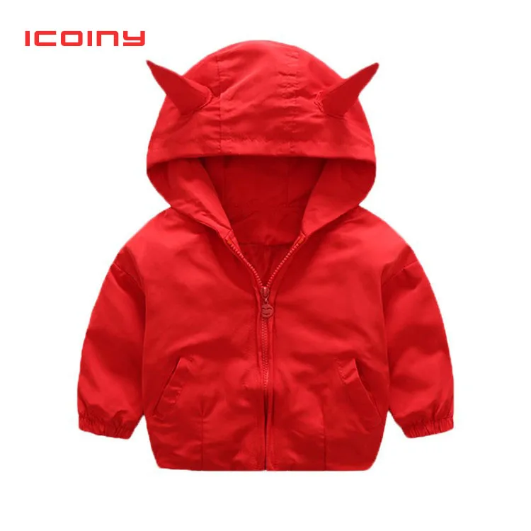 

Boys Coats 2019 Spring Girls Hooded Black Jacket Toddler Kids Baby Zipper Tops Hoodies 2 3 45 7 Years