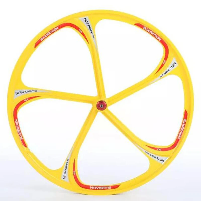 Flash Deal New 26-Inch Mountain Bicycle Magnesium Alloy Lntegrally Molded Five Spokes Wheel Compatible 8/9/10 Speed Cassette Sprockets 3 Flash Deal New 26-Inch Mountain Bicycle Magnesium Alloy Lntegrally Molded Five Spokes Wheel Compatible 8/9/10 Speed Cassette Sprockets 3