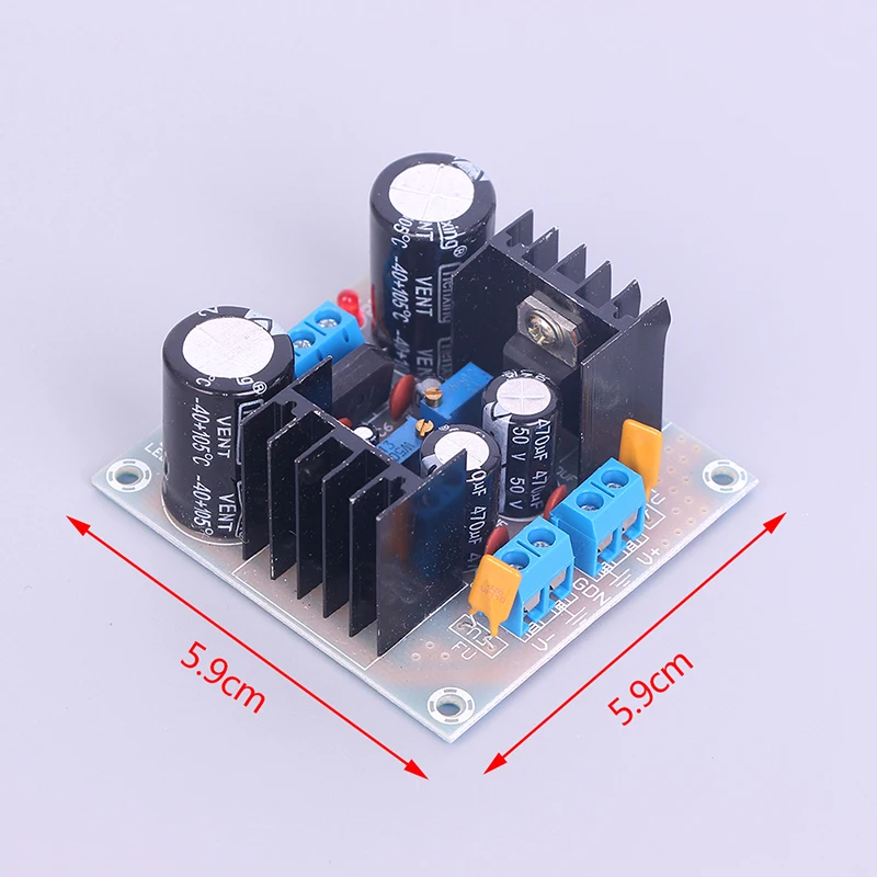 AC/DC 12V 24V LM317 LM337 отрицательная двойная мощность линейный регулятор напряжения