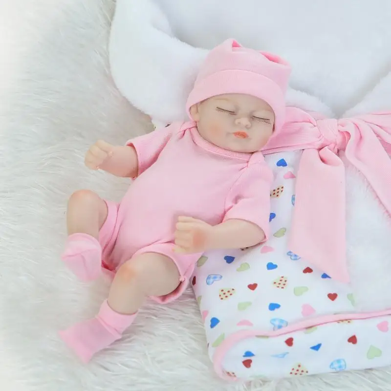 Nouveau Ne Jumeaux Silicone Reborn Bebe Poupees En Rose Environ 26 Cm Belle Poupee Reborn Pour Bebe Cadeau Bonecas Bebe Reborn Brinquedos Aliexpress