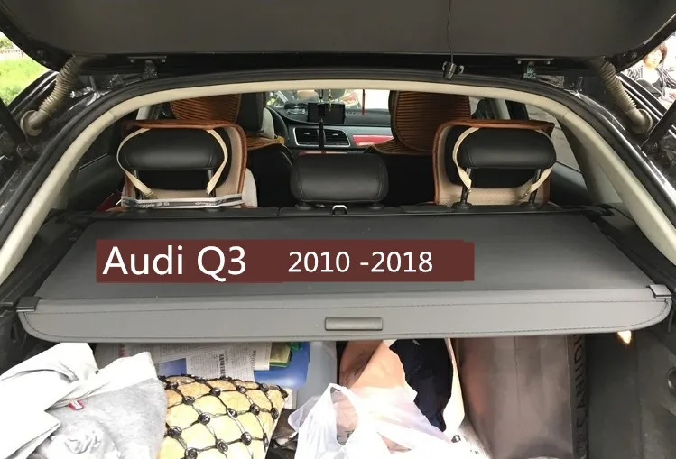 Car Rear Trunk Security Shield Cargo Cover For Audi Q3 2010 2011 2012