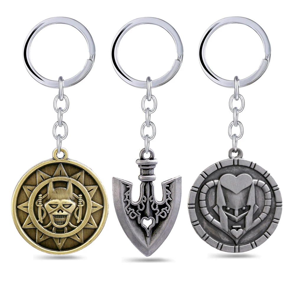 

JOJOS BIZARRE ADVENTURE Keychain porte clef Higashikata Josuke Crazy D Metal Keyrings Key Chain KILLER QUEEN Anime Jewelry