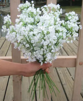 

Free shipping 40cm gypsophila baby's breath artificial silk flower Plant Home Wedding Decoration