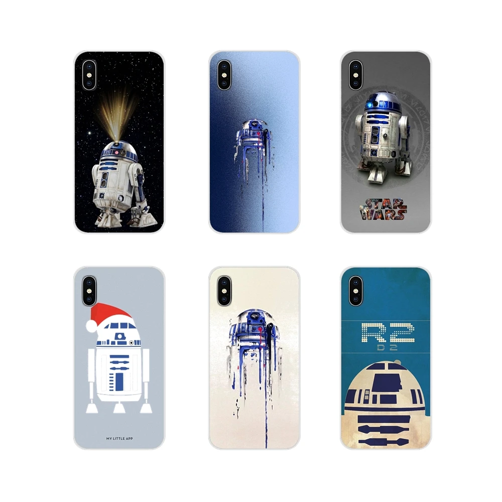 Для Samsung Galaxy S4 S5 MINI S6 S7 edge S8 S9 S10 Plus Note 3 4 5 8 9 модные Звездные войны R2D2 аксессуары для