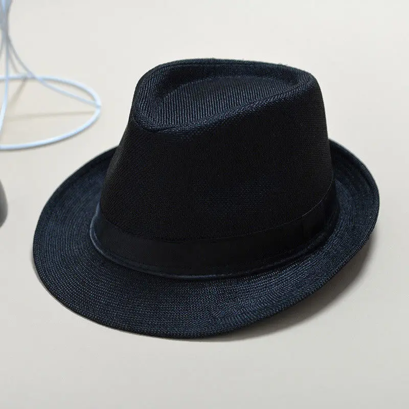 Шляпа Панама соломенная Fedora Трилби кепки Складная Путешествия полями ШИРОКИЕ МУЖСКИЕ дамские летние