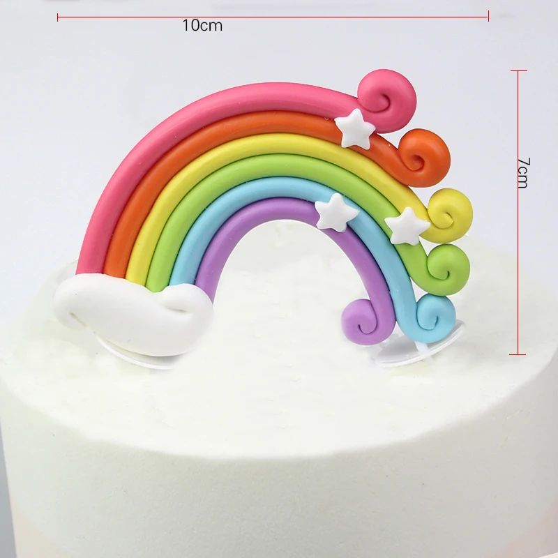 1 шт розовый воздушные шары в форме единорога флажки для торта happy украшение для именинного торта декорирование тортов капкейк для свадьбы десертный стол торт Декор