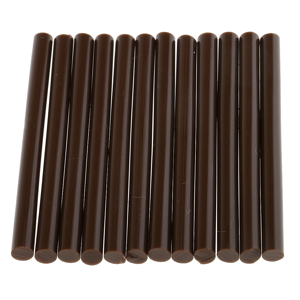 12 Pieces 7.5mm Bonding Glue Sticks for Hair Extension Fusion 10cm Yellow Brown Black Hair Styling Tools Accessories 12 Pieces 7.5mm Bonding Glue Sticks for Hair Extension Fusion 10cm Yellow Brown Black Hair Styling Tools Accessories