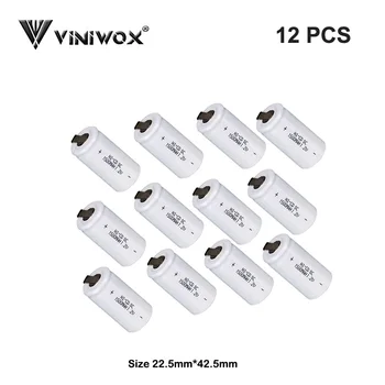 

Subc Ni-CD Rechargeable SC Batteries 1.2V 1500mAh Power tool Battery Cell DIY to 9.6V 12V 14.4V 18V 24V Electric Battery Packs