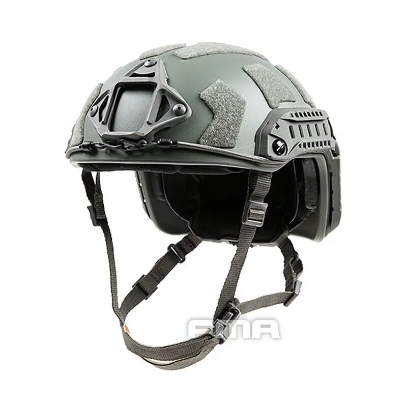 FMA SF Супер шлем высокой резки тактический для страйкбола и пейнтбола TB1315B M/L BK/DE/FG - Цвет: FG