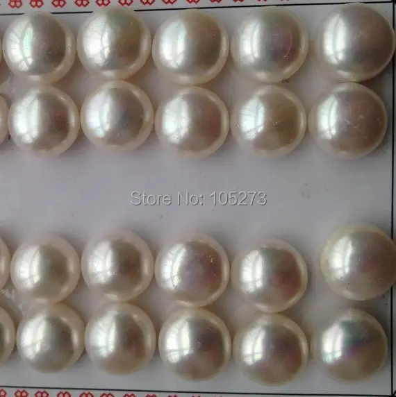 FW04 / 1 hebra - Perlas de agua dulce naturales, perlas ovaladas con perforaciones laterales blancas, 3 mm, 4 mm, 5 mm, 6 mm, 8 mm, hebra de 14 - México