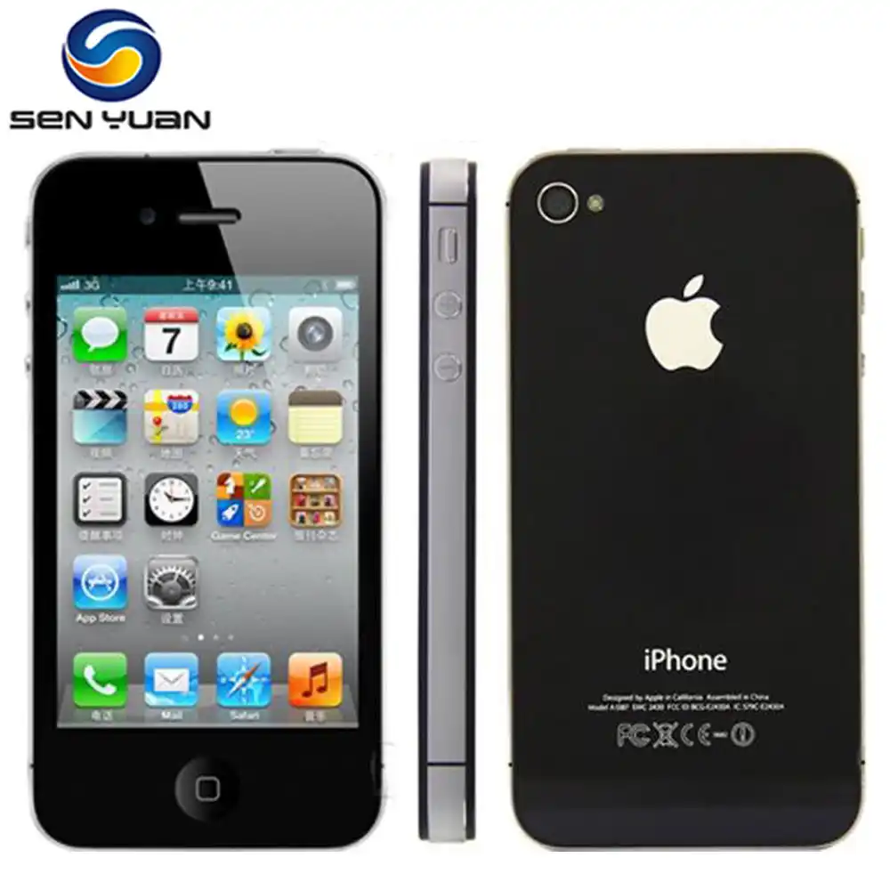Original Apple Iphone 4s Factory Unlocked 8gb 16gb 32gb 64gb Rom 3 5 8mp Dual Core 3g Gsm Wcdma Wifi Gps Ios Used Mobile Phone Cellphones Aliexpress