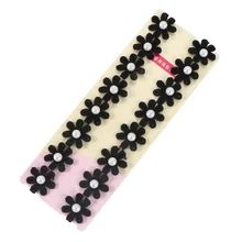 1 пара, новинка, Широкий бюстгальтер на бретелях, сексуальный декоративный женский цветочный жемчужный кружевной бюстгальтер с бретельками, регулируемое нижнее белье, аксессуары