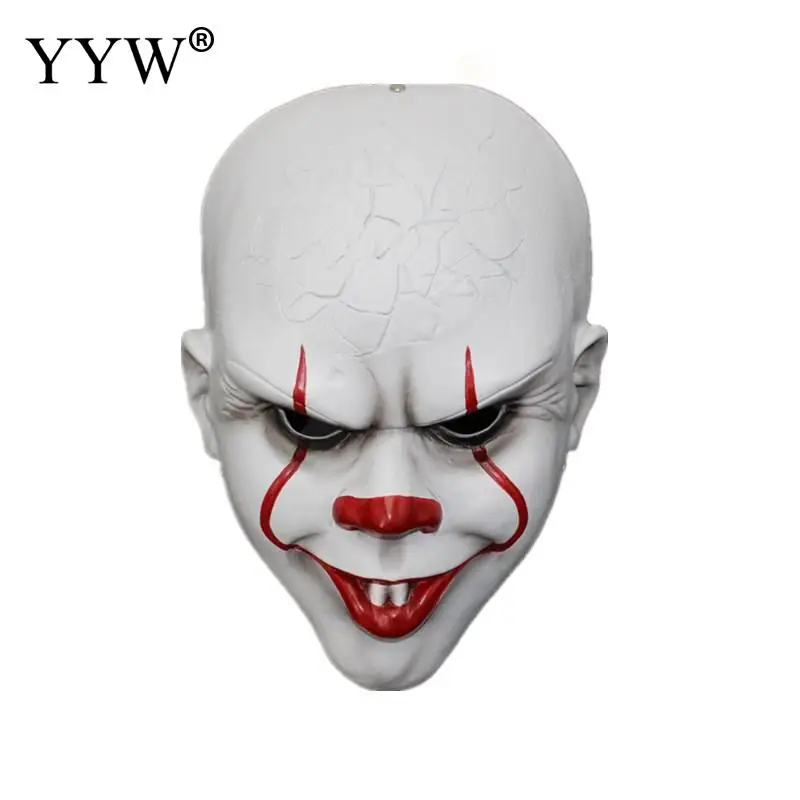 

Penny Wise Horror Joker Masker Clown Mask Stephen King's It Mask Scary Full Face Masks Mascaras Halloween Cosplay Costume Props