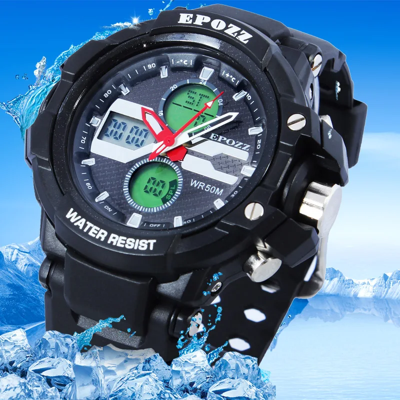 

Brand EPOZZ Men Outdoor Water Sports Swimming Watch Waterproof Male Clock Alarm esportivo Relogio Masculino 1310