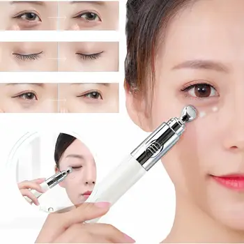 

Electric Roll-on Eye Cream Peptide Collagen Serum Anti Wrinkle Anti Age Reduces Dark Circles Eye Massager Against Puffiness Bags