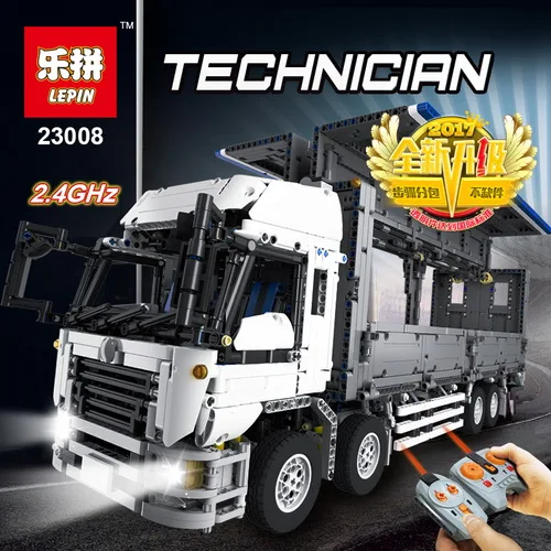 

LEPIN 23008 technic series 4380pcs MOC truck Model Building blocks Bricks kits Compatible boy brithday gifts LegoINGlys 1389