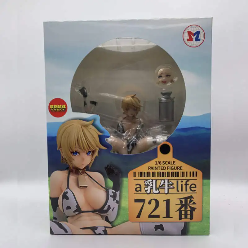 Аниме Q six A Milk Cow Life 721 сексуальные девушки ПВХ Фигурки игрушки аниме коллекция для