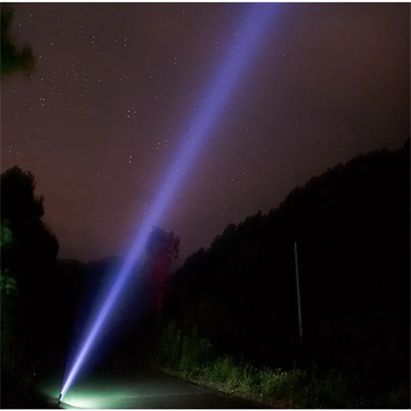 Portable Zoomable 5-Mode T6 LED Flashlight Torch actical Police Flashlight Outdoor Camping Light bike Light #3M04 (12)