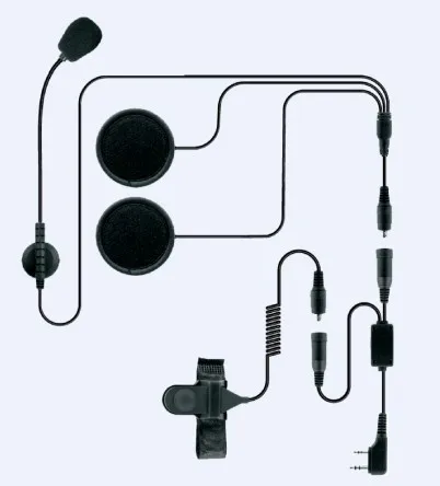 

motorcylce helmet headphone K plug 2pins for kenwood baofeng BFUV5R,BF888S,tyt,quansheng ,puxing ,weierwei etc walkie talkie