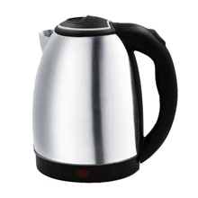 Household stainless steel electric kettle 2.L, 1500W seller presented conversion plug