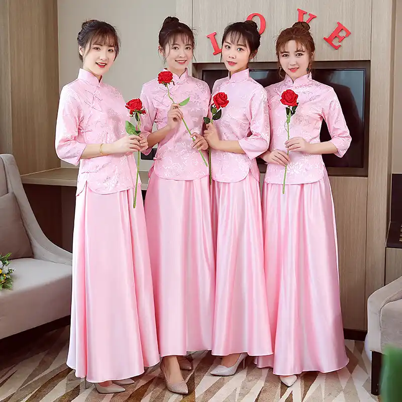 vestido de dama de honra moderno