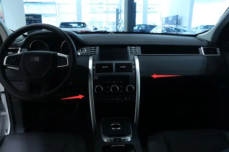 

Car Styling aluminium alloy central console panel cover trim Discovery Sport For Land Rover Discovery Sport 2015 2016