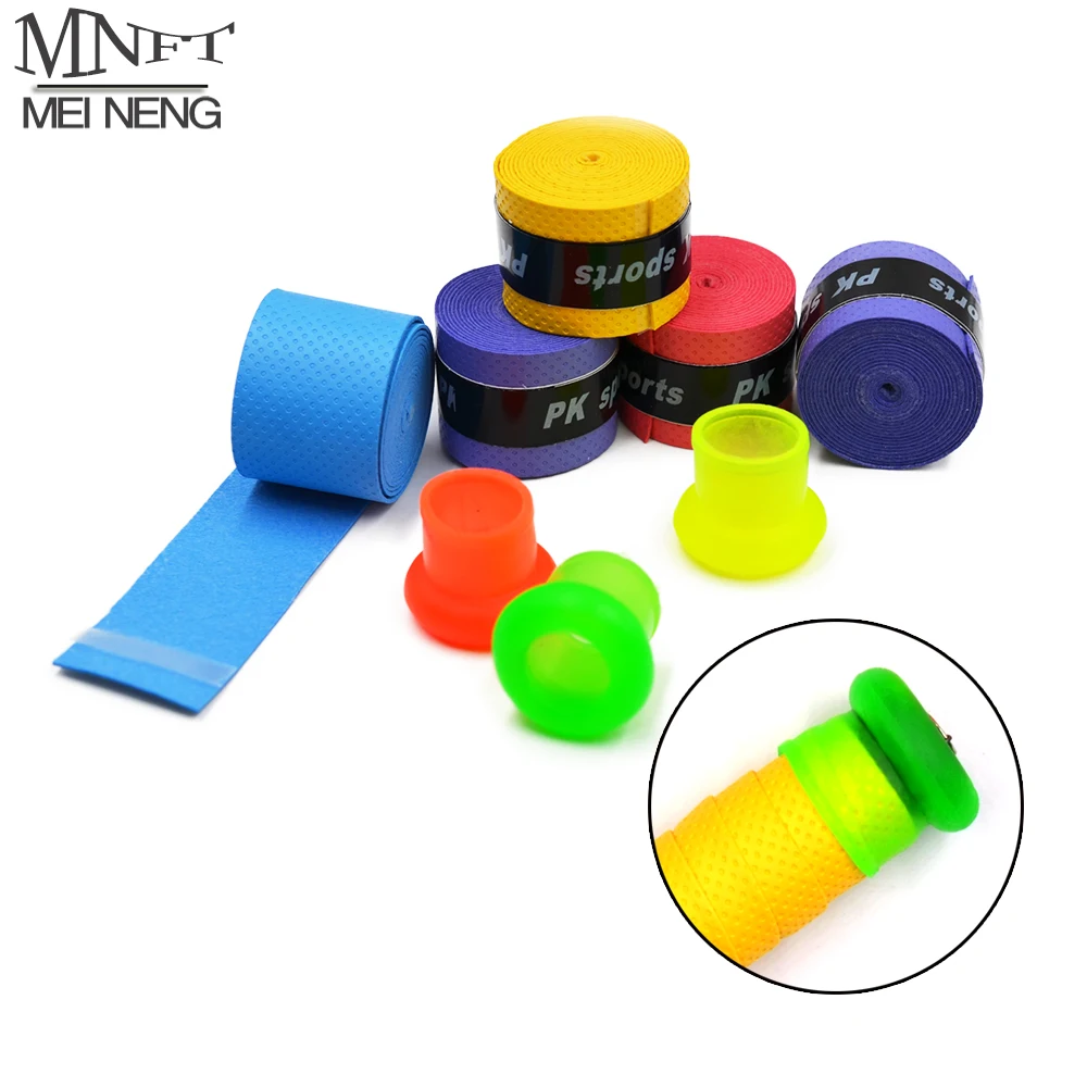 MNFT 60PCS Dry Tennis Racket Grip Overgrips Anti skid Sweat tape & O