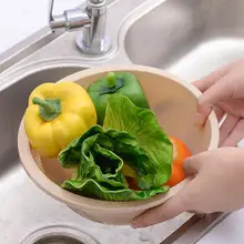 Сливная корзина для овощей, корзина метров для бассейна, бытовая многофункциональная водная мойка, фруктовая чаша, сито для промывки риса с крышкой