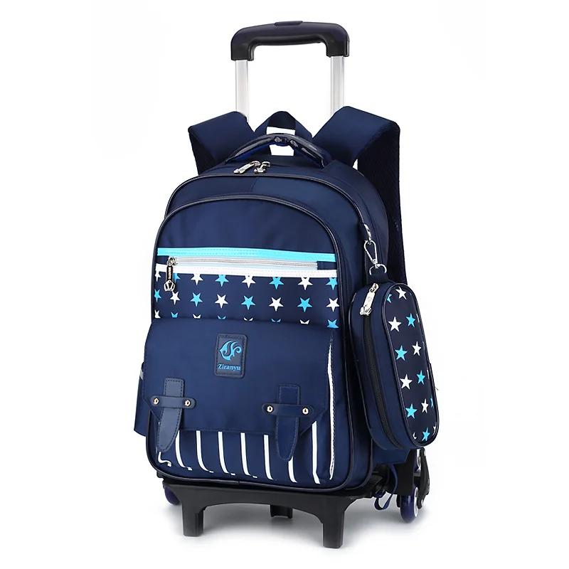 

Wheeled School Backpack Wheels Kids Travel Trolley Bag Schoolbag kids Children School Bags girls boys Detachable Mochila Escolar